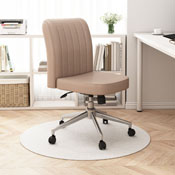 Boss Soft Touch Leathaire Task Chair, Tan, B4035C-TAN
